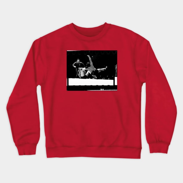 Old School Wrestling 2 Crewneck Sweatshirt by mafmove